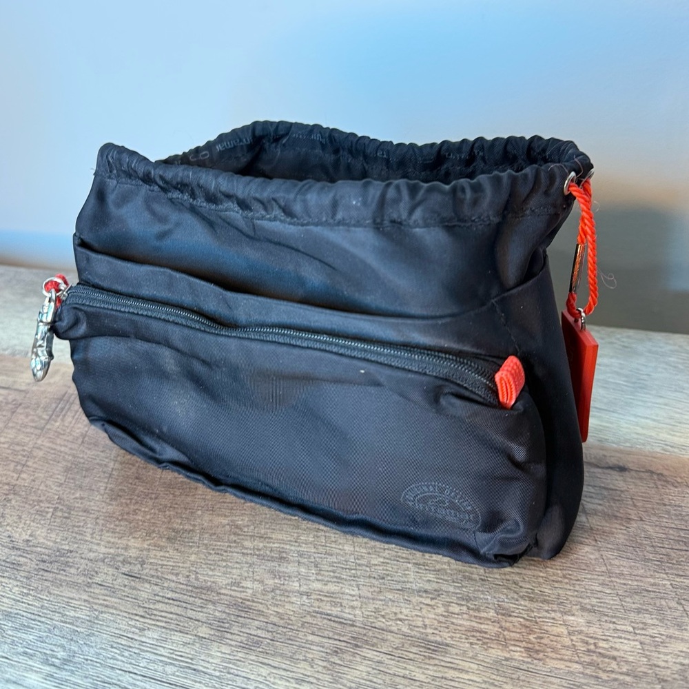 TINTAMER Black Toiletry Bag Pouch Drawstrings VIP Intelligent - Picture 8 of 15